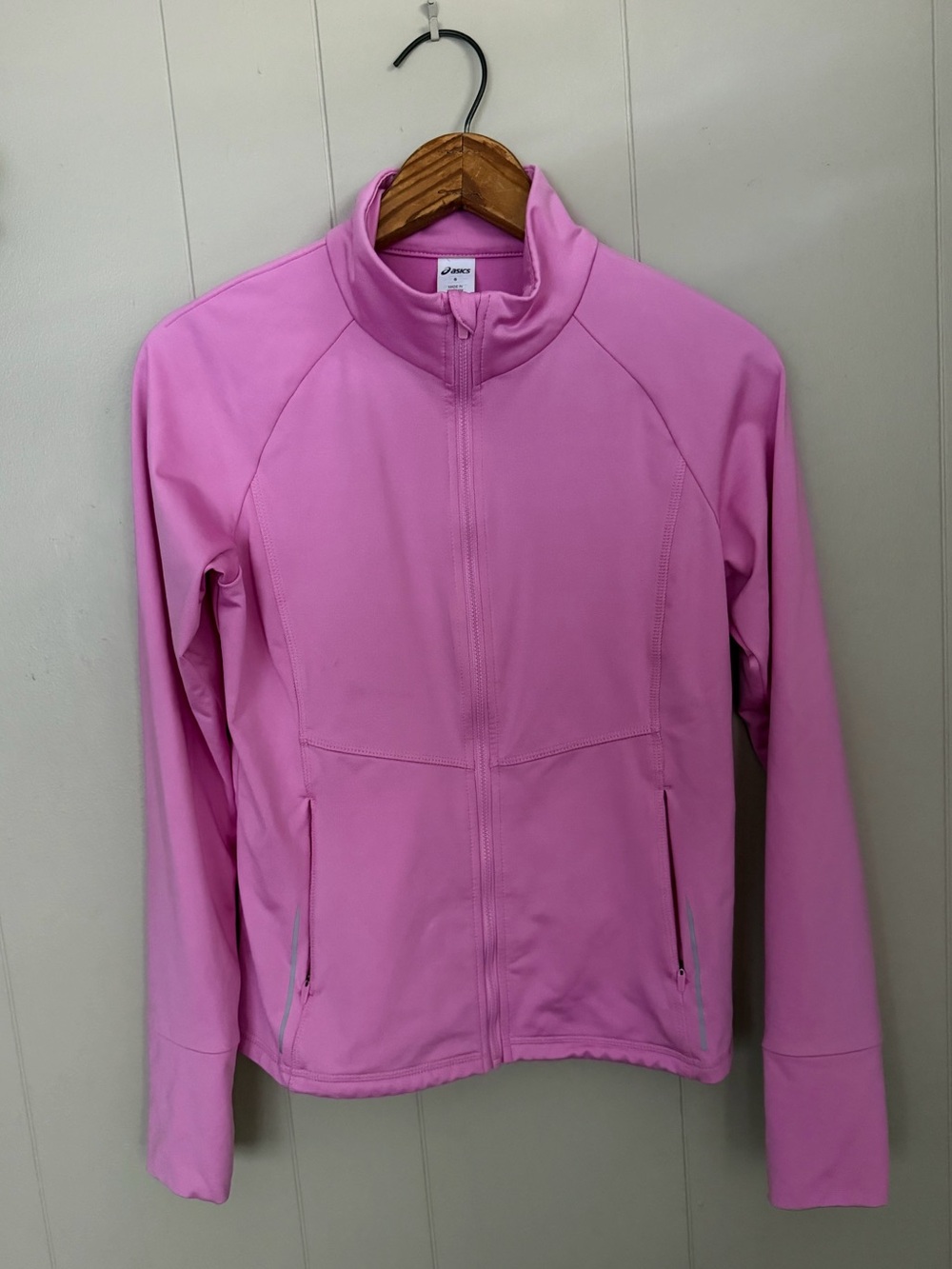Asics Women’s Light Pink Full-Zip Utility Jacket